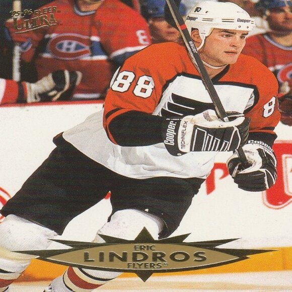 Eric Lindros Hockey Card Collection - 4 NHL Hockey Cards - Picture 2 of 5